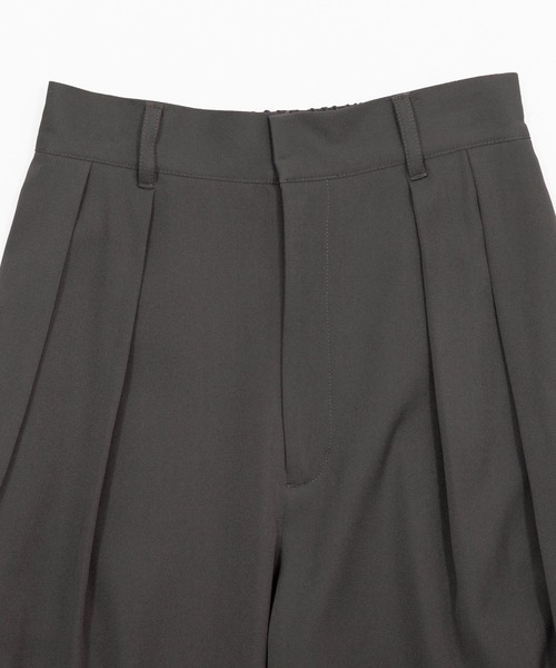 WEGO(ウィゴー)の「WEGO/タックワイドスラックス(スラックス・レディース・グレー/ブラウン/ブラック・LARGE/MEDIUM)」の11枚目の写真