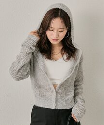 mline | [mline]ポコニット フーディーカーデ(パーカー)