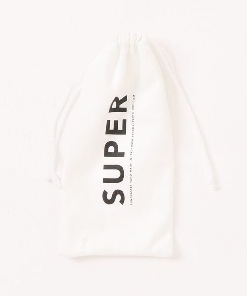 SUPER（スーパー）の「【SUPER】メタルコンビ ブラックサングラス（サングラス・レディース・ブラック×ゴールド・FREE）」の2枚目の写真