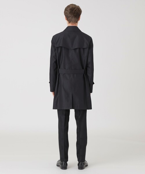 BLACK LABEL CRESTBRIDGE（ブラックレーベル・クレストブリッジ）の「【一部店舗限定】ギャバジンダブルトレンチコート（トレンチコート・メンズ・ブラック/ベージュ系その他3・M/L）」の20枚目の写真