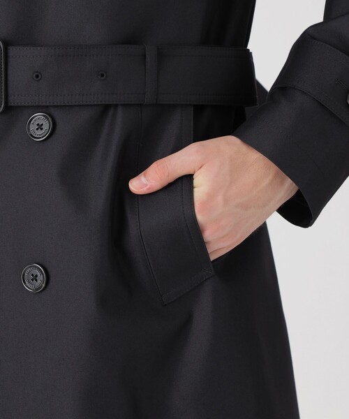 BLACK LABEL CRESTBRIDGE（ブラックレーベル・クレストブリッジ）の「【一部店舗限定】ギャバジンダブルトレンチコート（トレンチコート・メンズ・ブラック/ベージュ系その他3・M/L）」の22枚目の写真