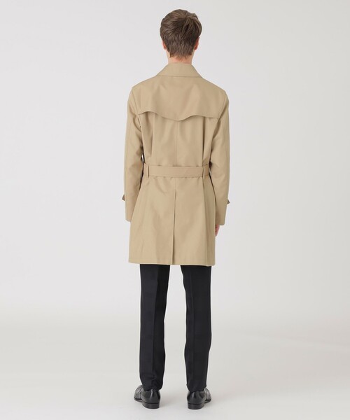 BLACK LABEL CRESTBRIDGE（ブラックレーベル・クレストブリッジ）の「【一部店舗限定】ギャバジンダブルトレンチコート（トレンチコート・メンズ・ブラック/ベージュ系その他3・M/L）」の10枚目の写真