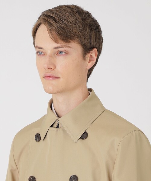 BLACK LABEL CRESTBRIDGE（ブラックレーベル・クレストブリッジ）の「【一部店舗限定】ギャバジンダブルトレンチコート（トレンチコート・メンズ・ブラック/ベージュ系その他3・M/L）」の13枚目の写真