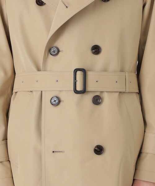 BLACK LABEL CRESTBRIDGE（ブラックレーベル・クレストブリッジ）の「【一部店舗限定】ギャバジンダブルトレンチコート（トレンチコート・メンズ・ブラック/ベージュ系その他3・M/L）」の14枚目の写真