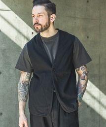 MR.OLIVE（ミスターオリーブ）の「RINSE WASH 6oz SUPER LIGHT DENIM / ONE BUTTON VEST /M261111（ベスト）」