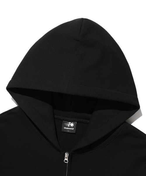 NICE GHOST CLUB(ナイスゴーストクラブ)の「LOVE YUCK FOU HOODIE ZIP UP_BLACK(NG2EFUM484A)(パーカー・レディース・ブラック・S/M/L)」の3枚目の写真