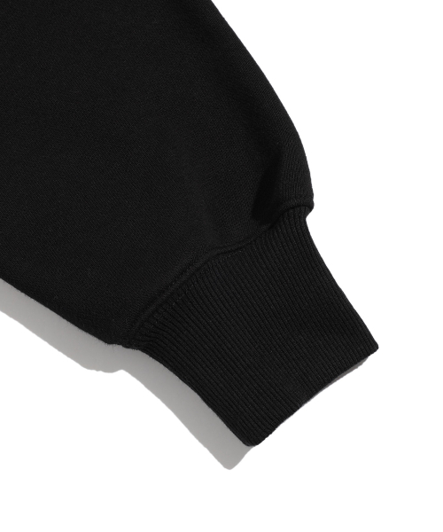 NICE GHOST CLUB(ナイスゴーストクラブ)の「LOVE YUCK FOU HOODIE ZIP UP_BLACK(NG2EFUM484A)(パーカー・レディース・ブラック・S/M/L)」の6枚目の写真