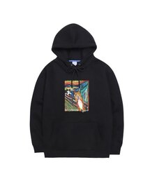 OHP x YANGCASO ゴルズクライ 起毛フードパーカー