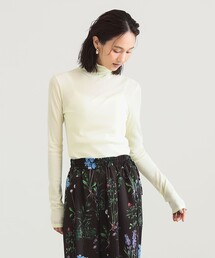 Demi-Luxe BEAMS | 強撚 フライス タートルネック プルオーバー(Tシャツ/カットソー)