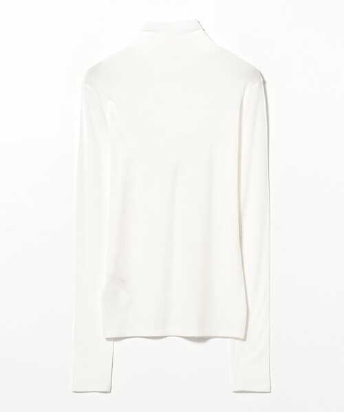 Demi-Luxe BEAMS（デミルクス ビームス）の「強撚 フライス タートルネック プルオーバー（Tシャツ/カットソー・レディース・ライム/カーキ/ホワイト・ONE SIZE）」の14枚目の写真