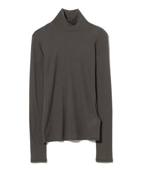 Demi-Luxe BEAMS（デミルクス ビームス）の「強撚 フライス タートルネック プルオーバー（Tシャツ/カットソー・レディース・ライム/カーキ/ホワイト・ONE SIZE）」の16枚目の写真