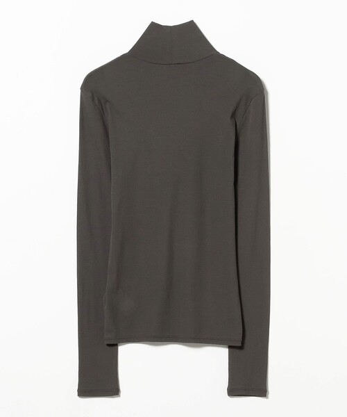 Demi-Luxe BEAMS（デミルクス ビームス）の「強撚 フライス タートルネック プルオーバー（Tシャツ/カットソー・レディース・ライム/カーキ/ホワイト・ONE SIZE）」の17枚目の写真