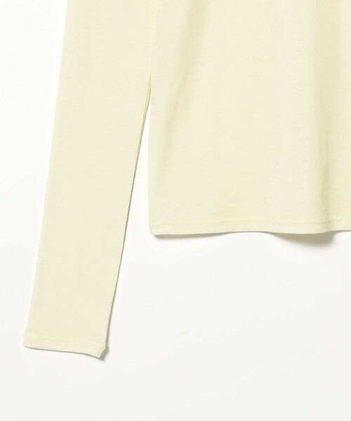 Demi-Luxe BEAMS（デミルクス ビームス）の「強撚 フライス タートルネック プルオーバー（Tシャツ/カットソー・レディース・ライム/カーキ/ホワイト・ONE SIZE）」の21枚目の写真