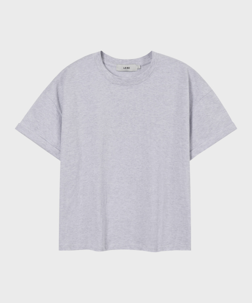 LEIRE（ルアール）の「エッセンシャルクロップTシャツ[ホワイトメランジ]（Tシャツ/カットソー・メンズ・その他・LARGE/MEDIUM/XX-LARGE/X-LARGE）」の3枚目の写真