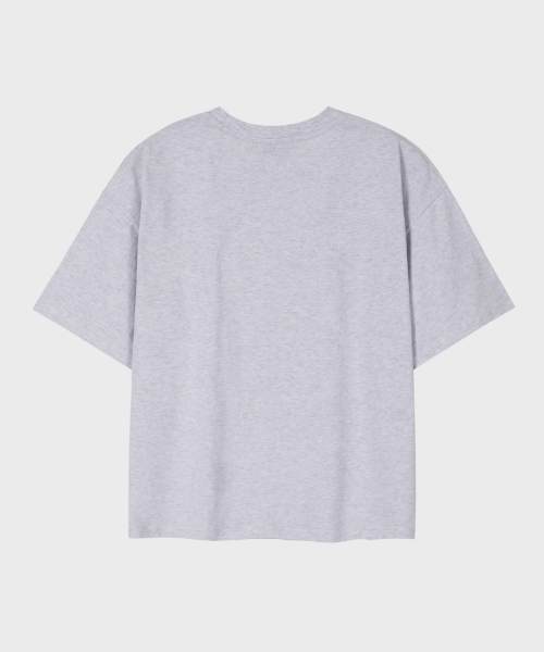 LEIRE（ルアール）の「エッセンシャルクロップTシャツ[ホワイトメランジ]（Tシャツ/カットソー・メンズ・その他・LARGE/MEDIUM/XX-LARGE/X-LARGE）」の5枚目の写真