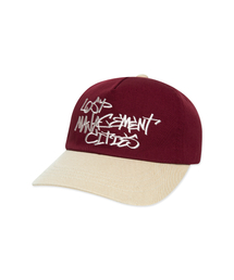 LMC( )��COLOR BLOCK TAGGING 5PANEL CAP burgundy(�L���b�v)