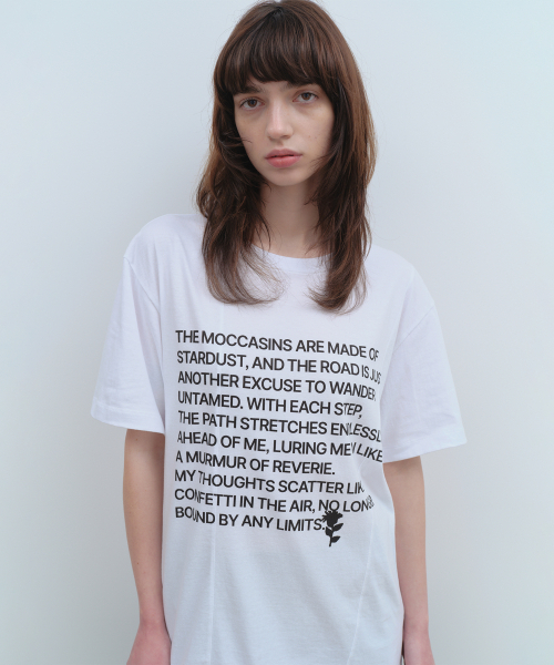 MILLO WOMEN（ミロウーマン）の「シムラインアーカイブTシャツ[ホワイト]（Tシャツ/カットソー・レディース・その他・ONE SIZE）」の2枚目の写真