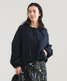 コットン ナイロン パフ ブルゾン