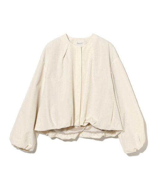 Demi-Luxe BEAMS(デミルクス ビームス)の「コットン ナイロン パフ ブルゾン(ブルゾン・レディース・ネイビー/ホワイト系その他5・38/36)」の13枚目の写真
