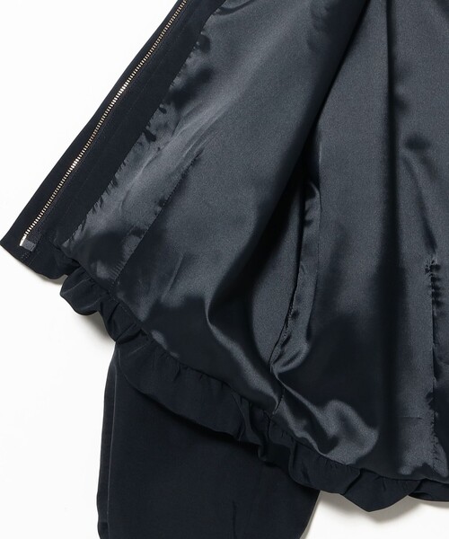 Demi-Luxe BEAMS(デミルクス ビームス)の「コットン ナイロン パフ ブルゾン(ブルゾン・レディース・ネイビー/ホワイト系その他5・38/36)」の20枚目の写真