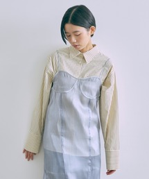 Color Stripe Big Shirts