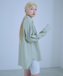 EN NEUME | Color Stripe Big Shirts(シャツ/ブラウス)