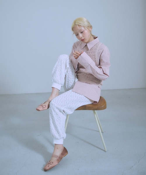 EN NEUME(エンノイム)の「Color Stripe Big Shirts(シャツ/ブラウス・レディース・イエロー/グリーン/ピンク/ブルー・FREE)」の8枚目の写真