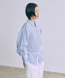 エンノイム　EN NEUMEストライプシャツ Multi-Stripe Knotted Shirt – EN NEUME