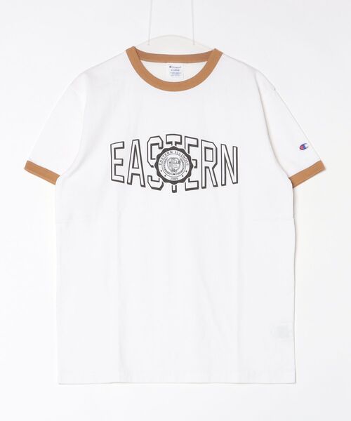 Champion(チャンピオン)の「【Champion/チャンピオン】メンズ ベーシック ショートスリーブTシャツ(Tシャツ/カットソー・メンズ・モカ/グリーン系その他3/ダークブルー/ブラック系その他・X-LARGE/LARGE/MEDIUM/SMALL)」の2枚目の写真