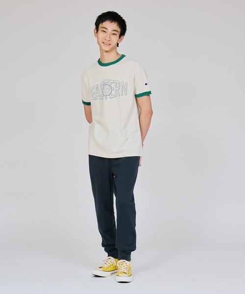 Champion(チャンピオン)の「【Champion/チャンピオン】メンズ ベーシック ショートスリーブTシャツ(Tシャツ/カットソー・メンズ・モカ/グリーン系その他3/ダークブルー/ブラック系その他・X-LARGE/LARGE/MEDIUM/SMALL)」の17枚目の写真