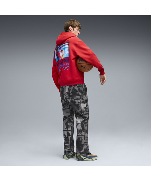 PUMA(プーマ)の「PUMA プーマ メンズ バスケットボール Hoops x E.T. AOP フーディ(パーカー・メンズ・レッド・MEDIUM/X-LARGE/X-SMALL/SMALL/LARGE)」の13枚目の写真
