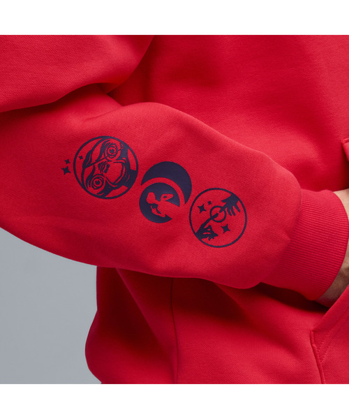 PUMA(プーマ)の「PUMA プーマ メンズ バスケットボール Hoops x E.T. AOP フーディ(パーカー・メンズ・レッド・MEDIUM/X-LARGE/X-SMALL/SMALL/LARGE)」の11枚目の写真