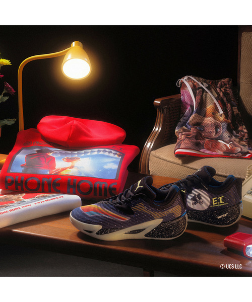 PUMA(プーマ)の「PUMA プーマ メンズ バスケットボール Hoops x E.T. AOP フーディ(パーカー・メンズ・レッド・MEDIUM/X-LARGE/X-SMALL/SMALL/LARGE)」の10枚目の写真