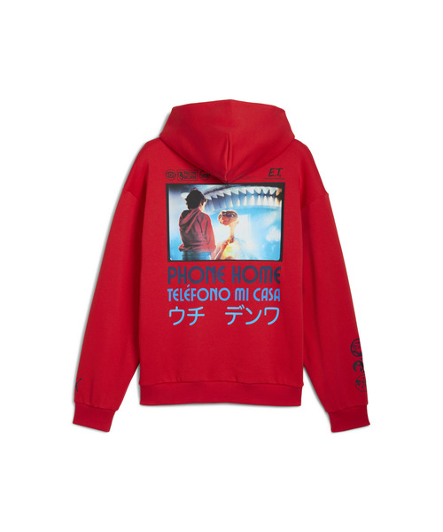 PUMA(プーマ)の「PUMA プーマ メンズ バスケットボール Hoops x E.T. AOP フーディ(パーカー・メンズ・レッド・MEDIUM/X-LARGE/X-SMALL/SMALL/LARGE)」の8枚目の写真