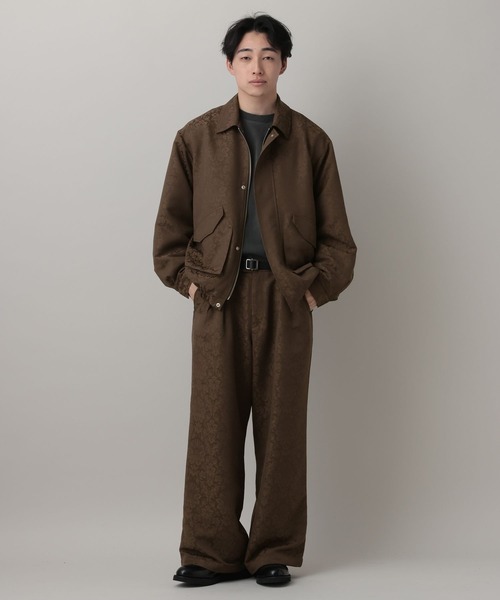 RAGEBLUE(レイジブルー)の「Damascene Jacquard easy Slacks/ダマスク柄ジャガードイージーパンツ【セットアップ対応】(スラックス・メンズ・その他19/キャメル・LARGE/MEDIUM)」の17枚目の写真