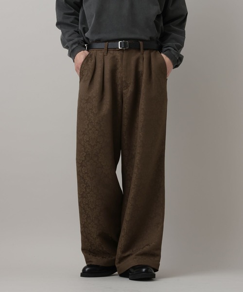RAGEBLUE(レイジブルー)の「Damascene Jacquard easy Slacks/ダマスク柄ジャガードイージーパンツ【セットアップ対応】(スラックス・メンズ・その他19/キャメル・LARGE/MEDIUM)」の19枚目の写真