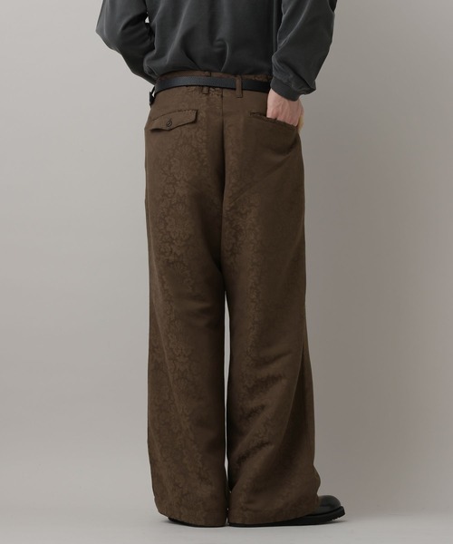 RAGEBLUE(レイジブルー)の「Damascene Jacquard easy Slacks/ダマスク柄ジャガードイージーパンツ【セットアップ対応】(スラックス・メンズ・その他19/キャメル・LARGE/MEDIUM)」の8枚目の写真