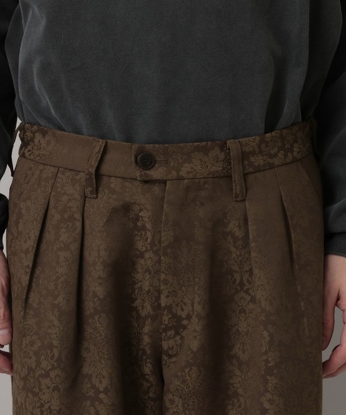 RAGEBLUE(レイジブルー)の「Damascene Jacquard easy Slacks/ダマスク柄ジャガードイージーパンツ【セットアップ対応】(スラックス・メンズ・その他19/キャメル・LARGE/MEDIUM)」の11枚目の写真