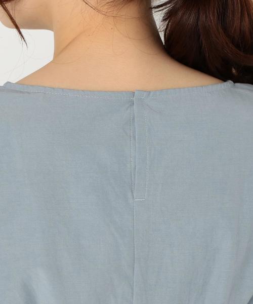 Another Edition(アナザーエディション)の「ヘムフリルブラウス/AEBFC TEN/C ヘムフリル BL(シャツ/ブラウス・レディース・オフホワイト/ライトブルー・FREE)」の11枚目の写真