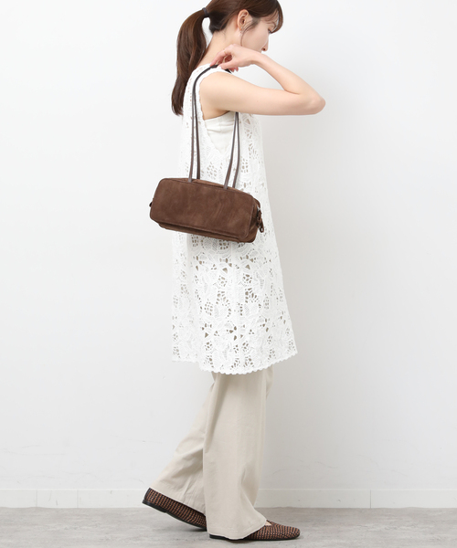 JOURNAL STANDARD relume（ジャーナルスタンダード　レリューム）の「［26SS新作］RELUME メッシュスクエアパンプス（パンプス・レディース・ブラック/ブラウン系その他・24cm/23.5cm/23cm/24.5cm）」の6枚目の写真