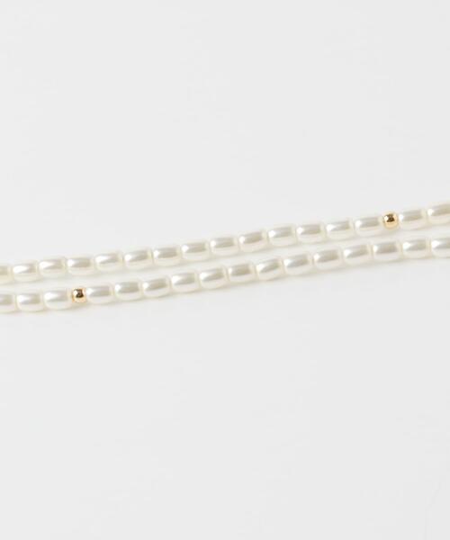 URBAN RESEARCH DOORS(アーバンリサーチドアーズ)の「パールスライドネックレス(ネックレス・レディース・ホワイト系その他・ONE)」の4枚目の写真