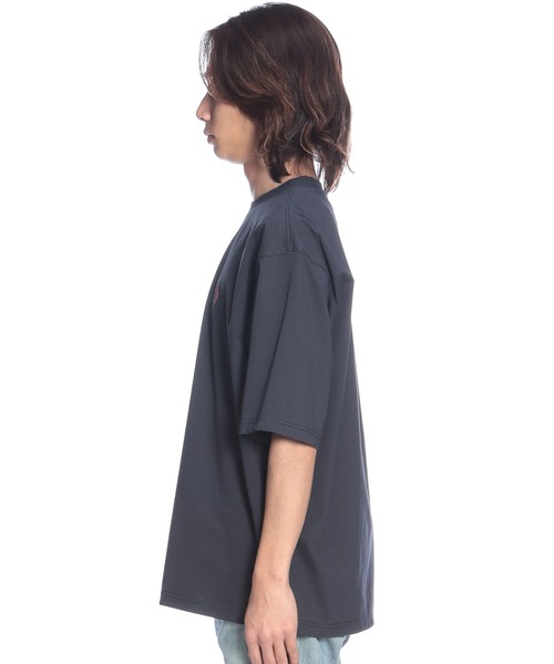 U.S. POLO ASSN.(ユーエスポロアッスン)の「U.S. POLO ASSN. (ユーエスポロアッスン) Tシャツ 半袖 ワンポイント クルーネック オーバーサイズ PLM61211(Tシャツ/カットソー・メンズ・ブラック/ホワイト/ネイビー・M/L/LL)」の13枚目の写真