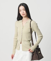 BEAUTY&YOUTH UNITED ARROWS | スキッパー リブニットカーディガン ウォッシャブル(カーディガン/ボレロ)