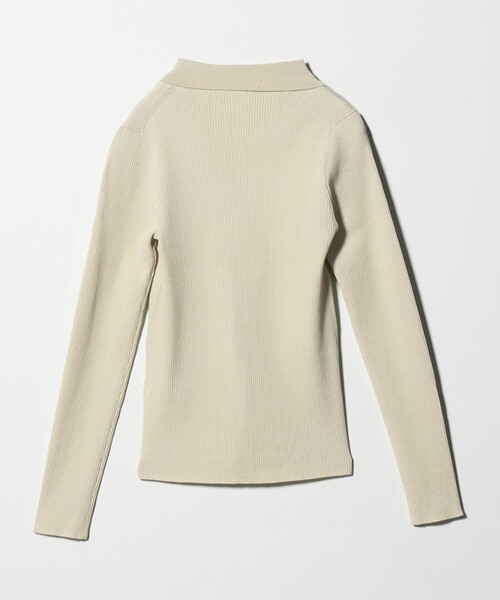 BEAUTY&YOUTH UNITED ARROWS（ビューティーアンドユースユナイテッドアローズ）の「スキッパー リブニットカーディガン ウォッシャブル（カーディガン/ボレロ・レディース・オフホワイト/ブラック/ライム・FREE）」の18枚目の写真