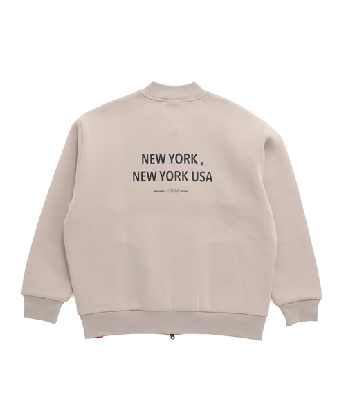 Manhattan Portage（マンハッタンポーテージ）の「Full Zip Blouson（ブルゾン・メンズ・グレイッシュベージュ/ブラック/ダークブラウン・SMALL/MEDIUM/LARGE）」の4枚目の写真