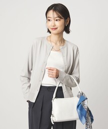 green label relaxing | HIYOKE クルーネック ニット カーディガン マシンウォッシャブル 接触冷感 UVカット 遮熱(カーディガン/ボレロ)