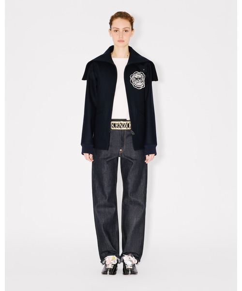 KENZO（ケンゾー）の「'KENZO Badges' ピーコート イン ミックス ウール（その他アウター・レディース・ブルー系その他4・36）」の6枚目の写真