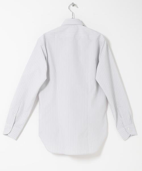 URBAN RESEARCH DOORS（アーバンリサーチドアーズ）の「LIFE STYLE TAILOR　セミワイドストライプシャツ（シャツ/ブラウス・メンズ・グレー系その他・37/39/43/41）」の4枚目の写真