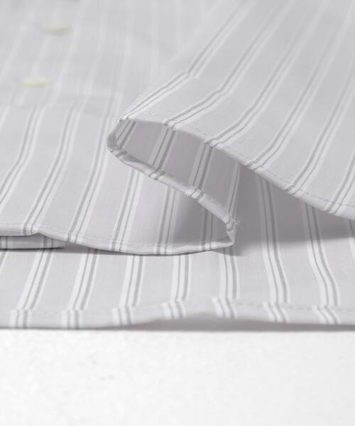 URBAN RESEARCH DOORS（アーバンリサーチドアーズ）の「LIFE STYLE TAILOR　セミワイドストライプシャツ（シャツ/ブラウス・メンズ・グレー系その他・37/39/43/41）」の5枚目の写真