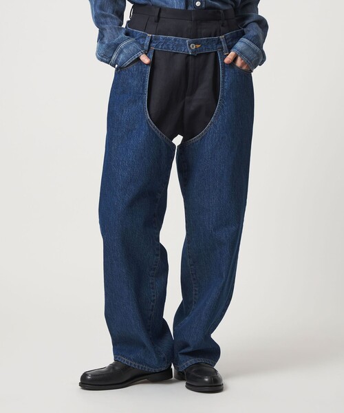 6（ロク）の「＜timemachine＞CHAPS/チャップス（デニムパンツ・レディース・ネイビー・S/M）」の2枚目の写真